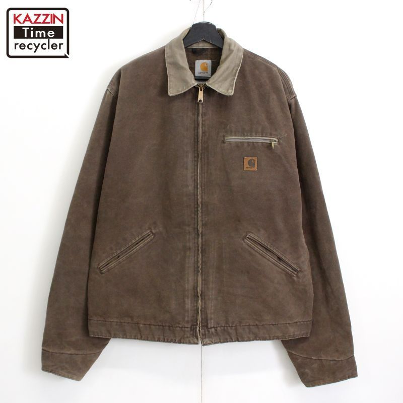 00s USA製 Carhartt デトロイト ダック ジャケット メンズ 表記Lサイズ