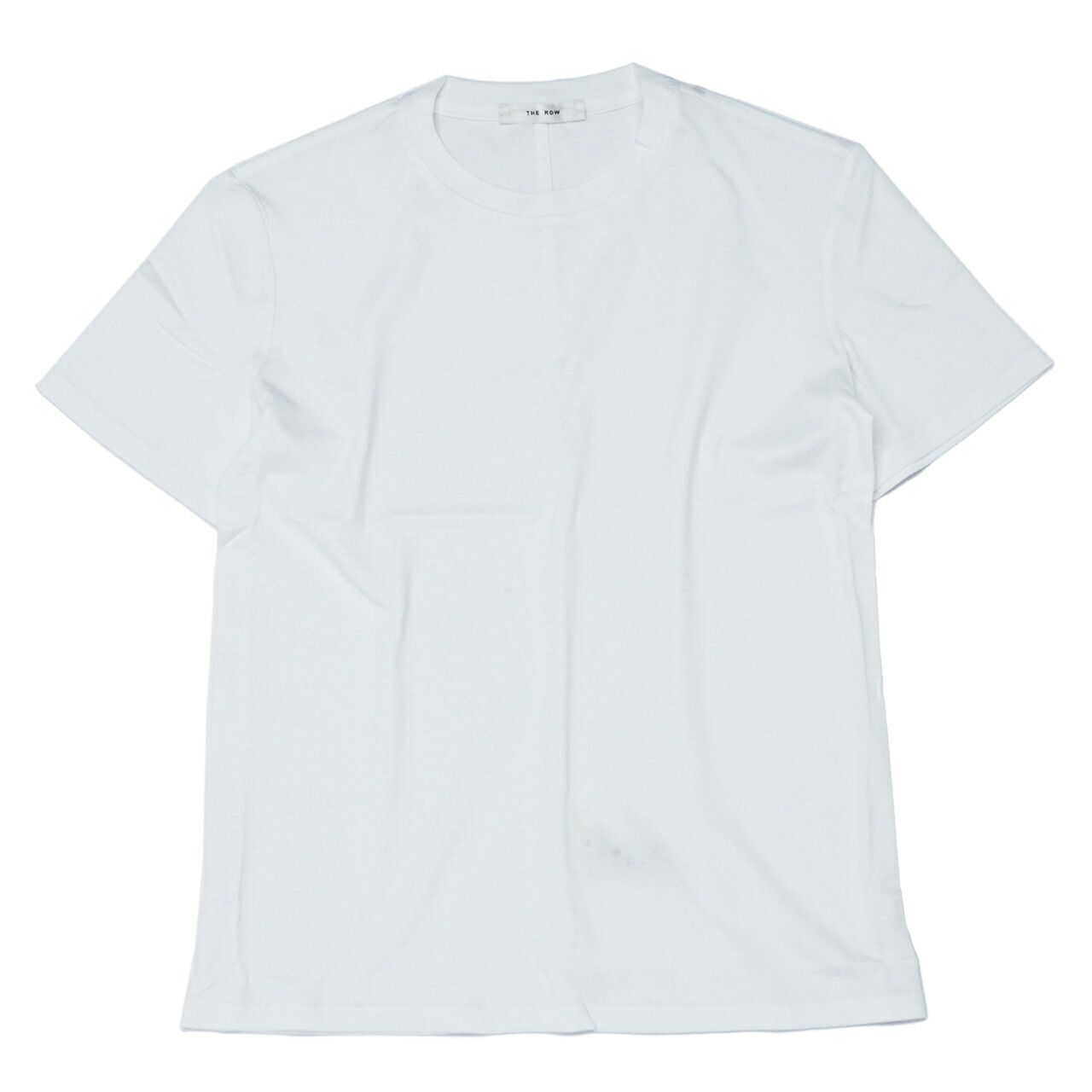 THE ROW - The Row ザ ロウ 852F911 Wesler コットン トップ Tシャツ レディース 上品 お洒落 無地 ブランドTシャツ 白 黒【返品不可】 BWH The Row ザ ロウ 852F911 Wesler コットン トップ Tシャツ レディース