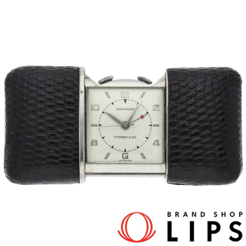 ティファニー モバード トラベルウォッチ SS ユニセックス時計 アイボリー