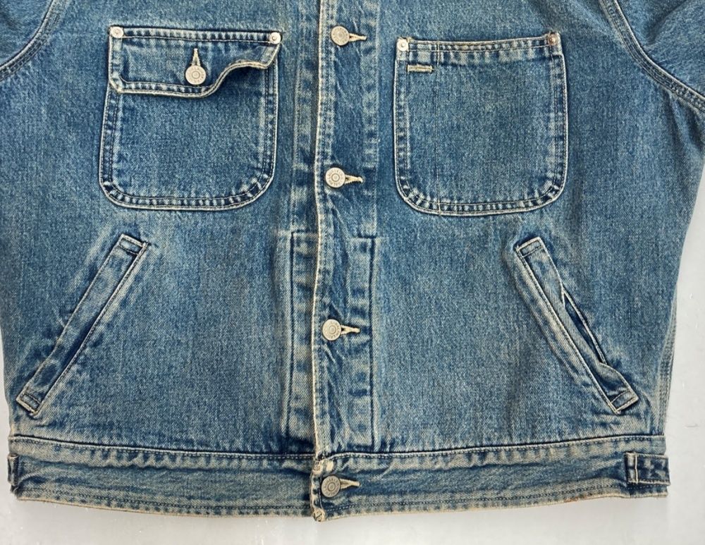 DOUBLE RL＊ワークジャケット Double RL - Westview Denim Trucker Jacket in Westview Wash