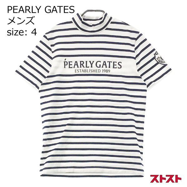 PEARLY GATES パーリーゲイツ 2022年モデル ハイネック半袖Tシャツ 4 ［240101002058］#