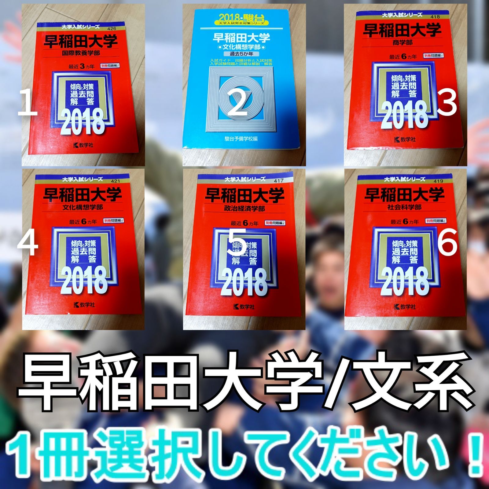 赤本 早稲田大学 政治経済学部 1981年～2018年 38年分 - 本