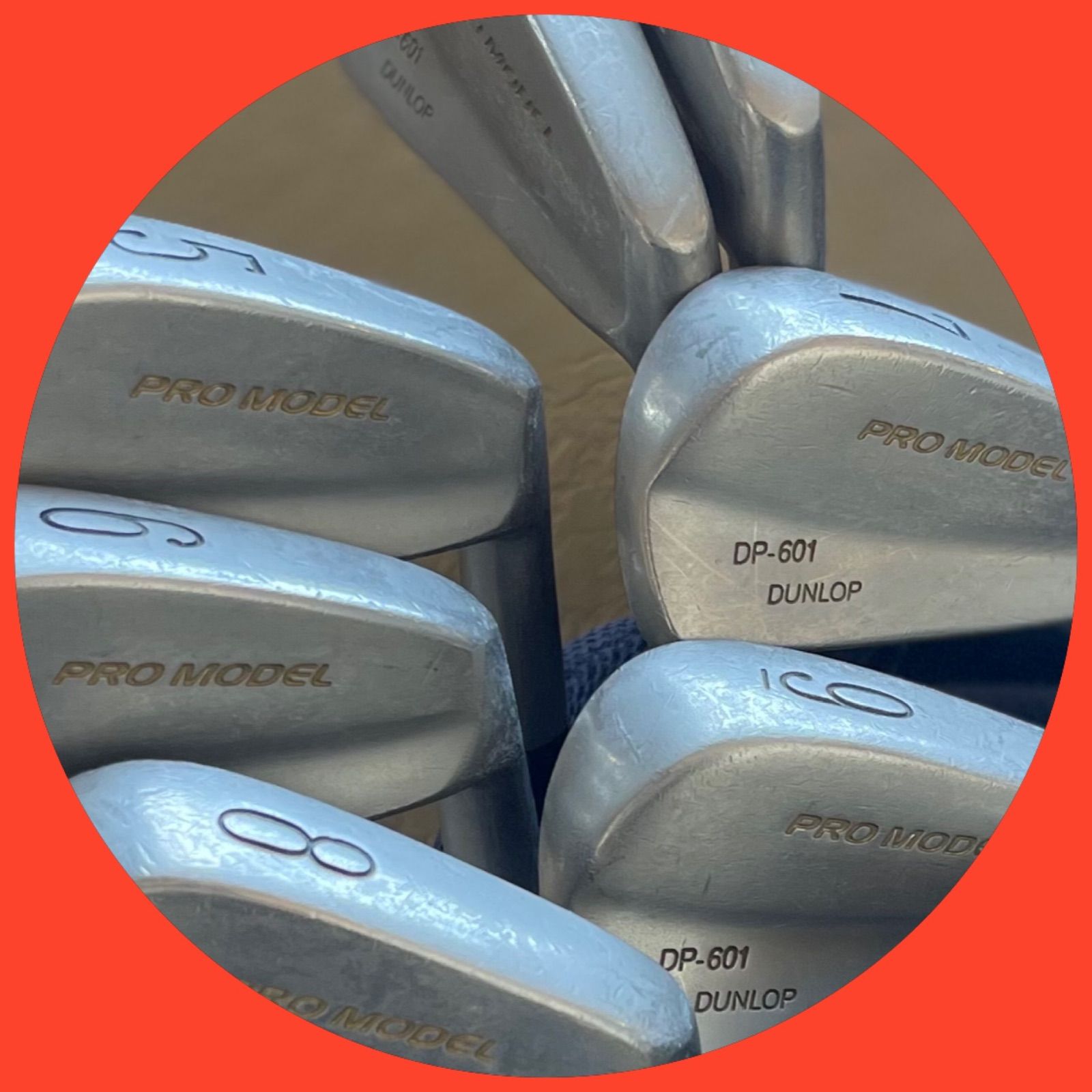 【名器•希少】ダンロップ　DP-601 アイアン8本セット 名器•希少】ダンロップDP-601 アイアン8本セット
