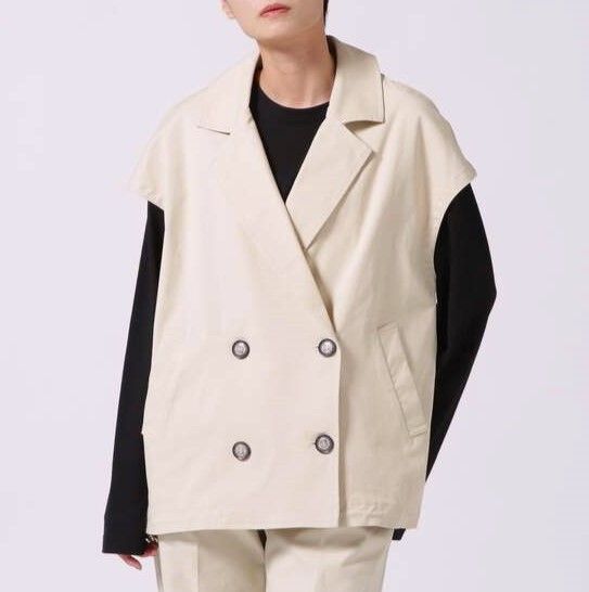 RISLEY リズレー 23SS ダブルテーラードジレ トレンチベスト R2301-TG444 Free ベージュ ジレ ギャバジン トップス【中古】【RISLEY】 楽天市場】RISLEY リズレー 23SS ダブルテーラードジレ トレンチベスト