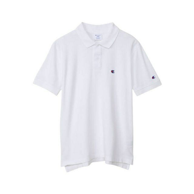 HANES ヘインズ SHORT SLEEVE POL ホワイト Lサイズ C3-X355 10 | スポーツ スポーツウエア ウエア 服 衣類 トップス 半袖 ショートスリーブ シャツ ポロシャツ 綿 コットン 素材 カノコ素材 おしゃれ デ