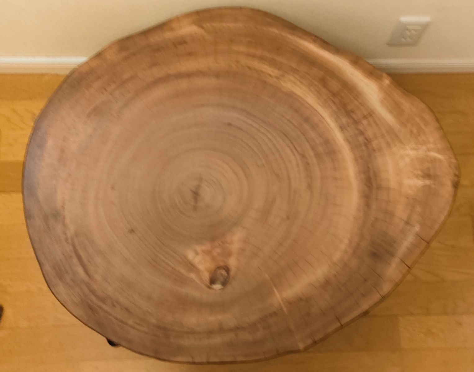 楠の木☆輪切り☆折り畳み☆サイドテーブル☆一点物 - メルカリ