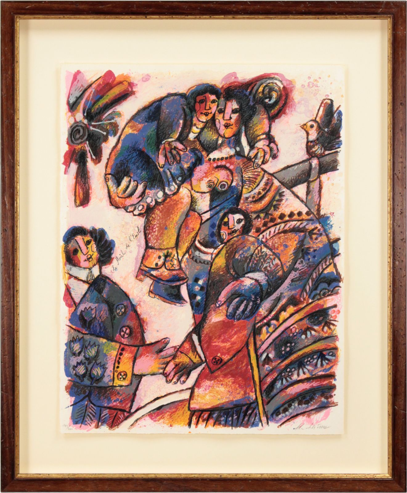 テオ・トビアス リトグラフ 直筆サイン・メッセージ入りHCエディション 絵画額装 テオ・トビアス リトグラフ 直筆サイン・メッセージ入りHC