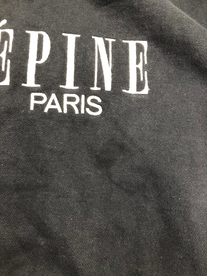 【ÉPINE】エピヌ ロゴ刺繍 スウェット レディース　Fサイズ　ネイビー epine エピヌ ロゴ刺繍 トレーナー 裏毛 スウェット sizeF/濃紺