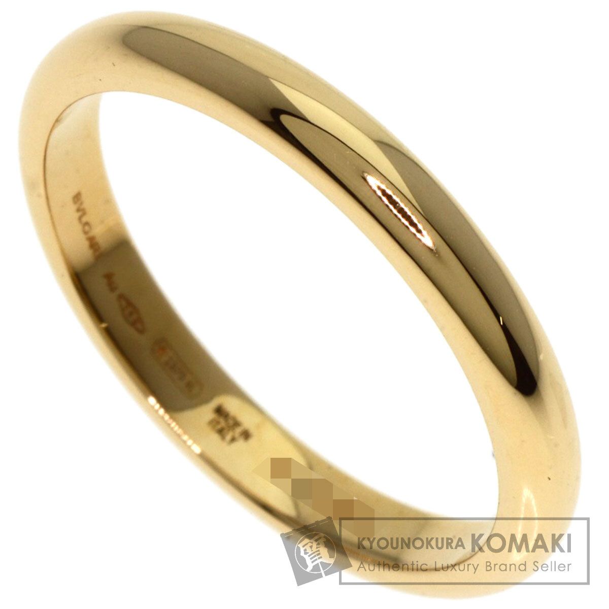 BVLGARI ブルガリ ウエディング リング 指輪 K18YG レディース
