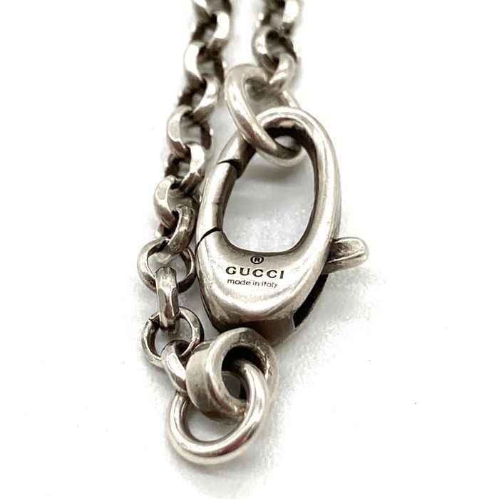 ☆GUCCI グッチ ダブルGキー アラベスク ネックレス ag925