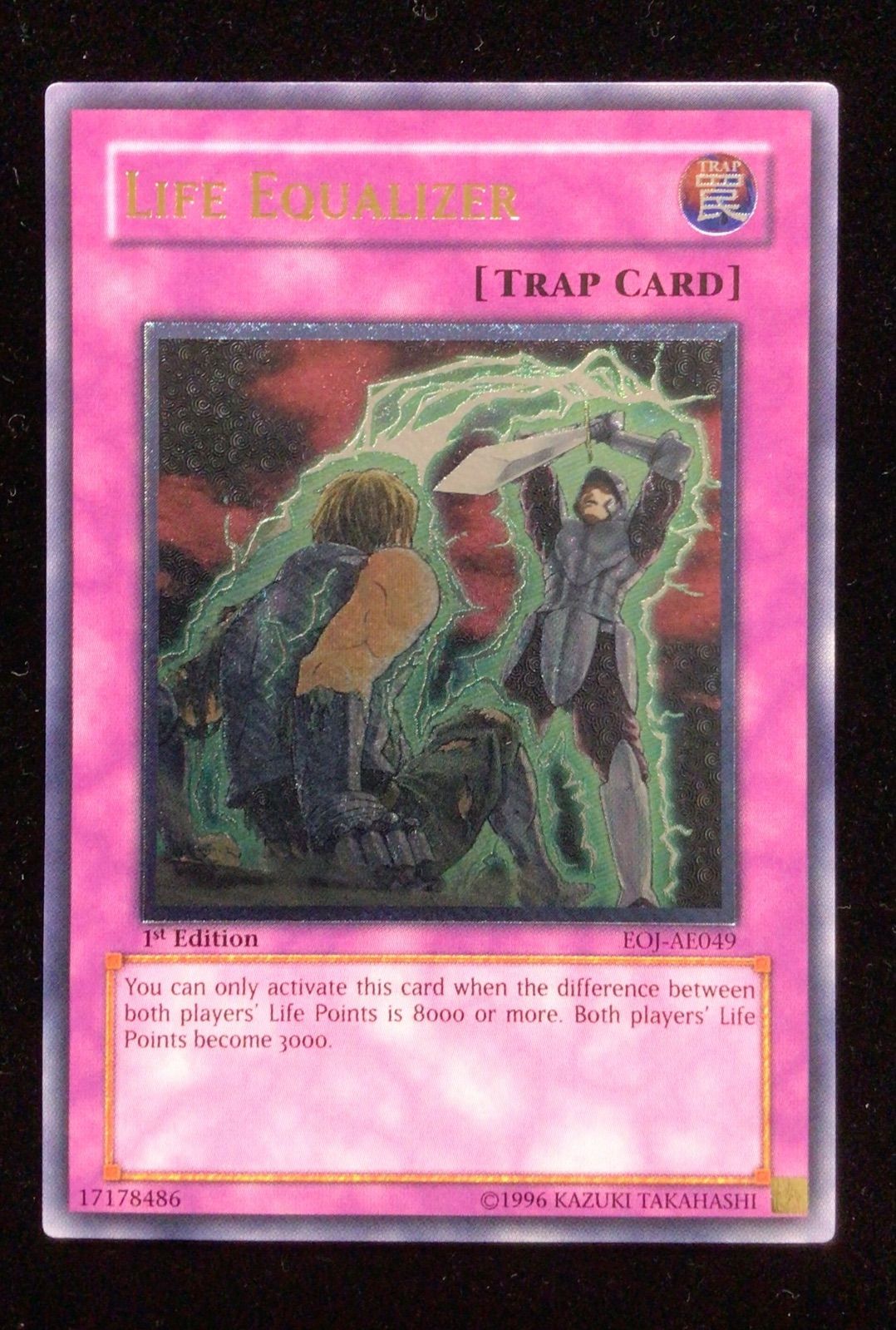 PSA10 遊戯王　ライフチェンジャー　レリーフ　旧アジア　EOJ-AE049 ☆旧アジア☆ライフチェンジャー【レリーフ】{EOJ-AE049