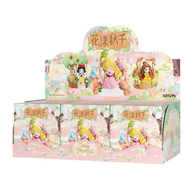 52TOYS ディズニー お花のブランコ シークレット オーロラ姫 フィギュア 52TOYS BLINDBOX ディズニープリンセス D-babyシリーズ お花の