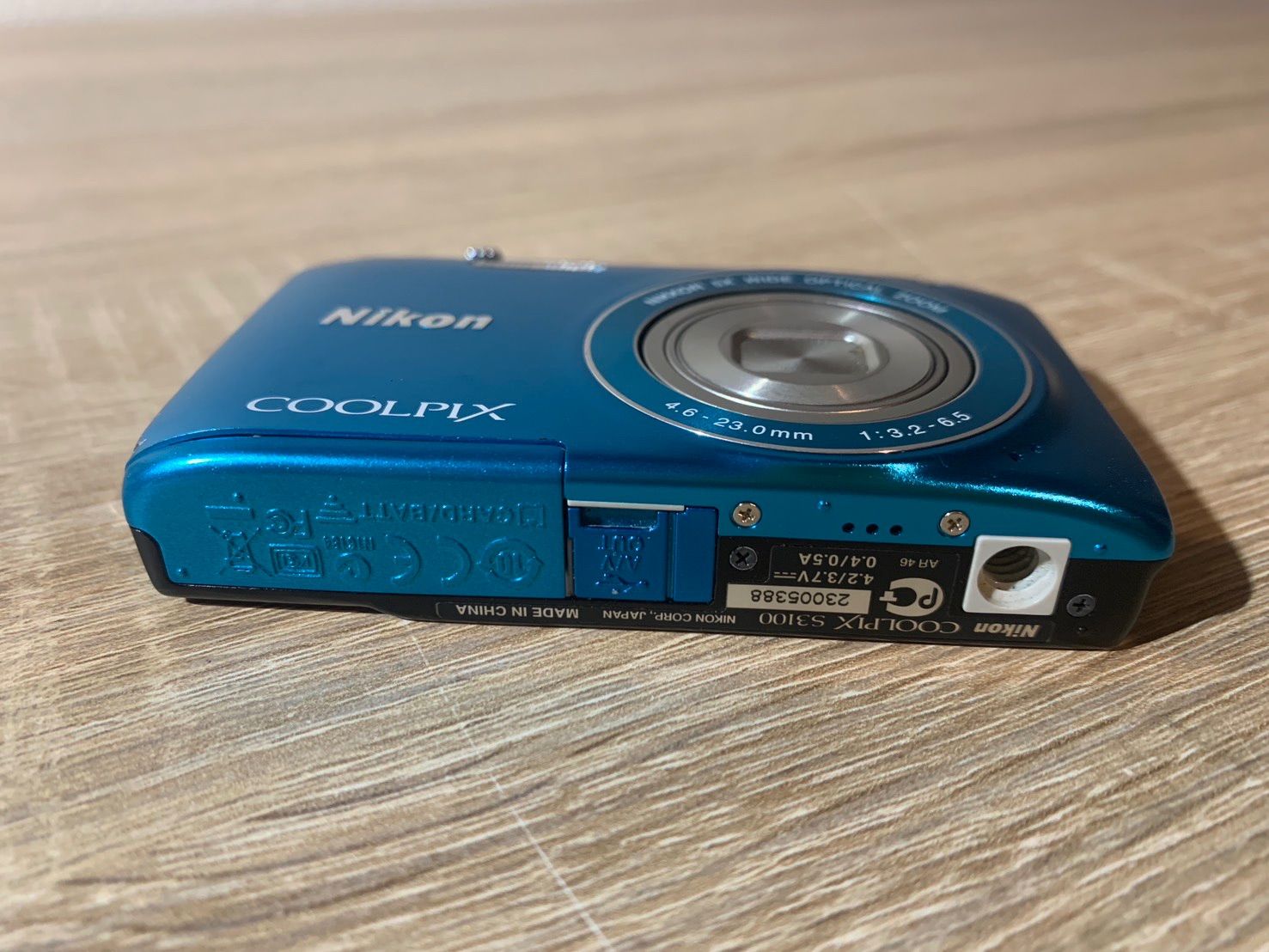 5964 Nikon COOLPIX S3100 ブルー デジカメ 動作確認済み - メルカリ