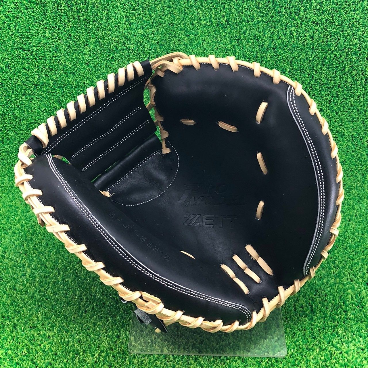 硬式野球 キャッチャーミット ブラック 【オフィシャル】オンライン