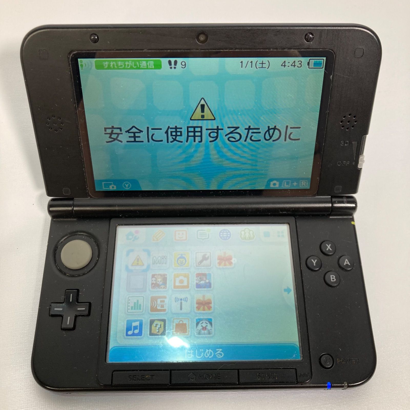 ジャンク ニンテンドー3DS LL ブルー 本体