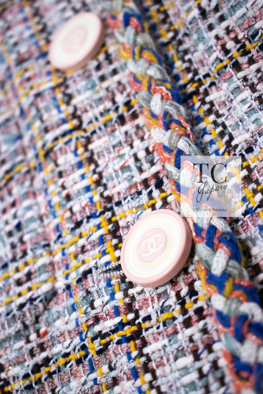 シャネル ジャケット CHANEL マルチカラー フリンジ 春夏 サマー