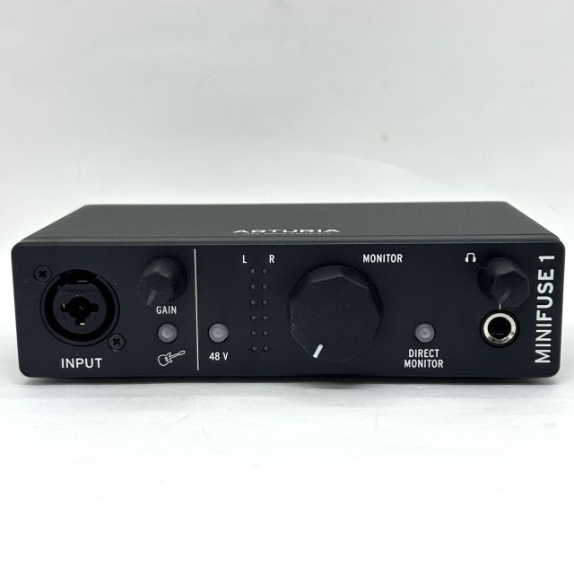 アウトレット品 Arturia アートリア オーディオインターフェイス MiniFuse1 ブラック 1in2out