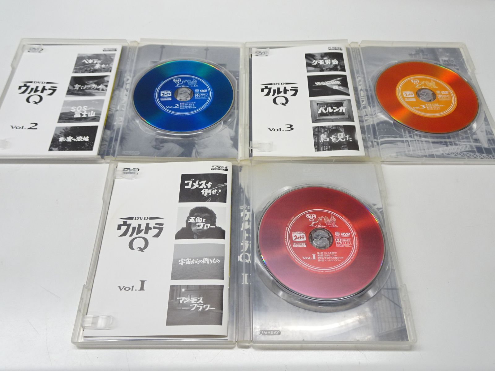 ウルトラQ DVD7巻セット、モノクロデジタルリマスター版 ウルトラQ Vol.1〜7 DVD 7巻セット すべてにカード付 - メルカリ