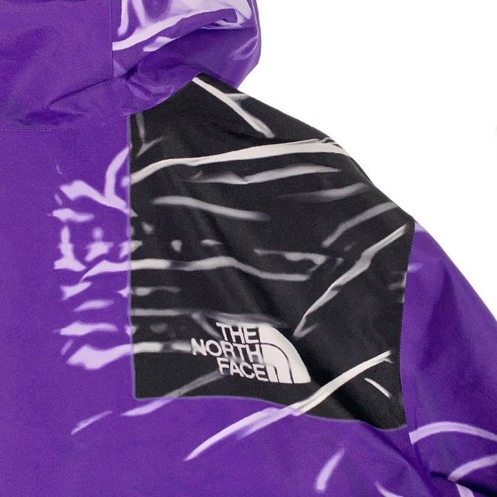 SUPREME シュプリーム 23SS THE NORTH FACE ノースフェイス PC PRINTED MOUNTAIN JACKET プリント マウンテンジャケット パープル NP02301I Size XL SUPREME シュプリーム 23SS THE NORTH FACE ノースフェイス PC PRINTED