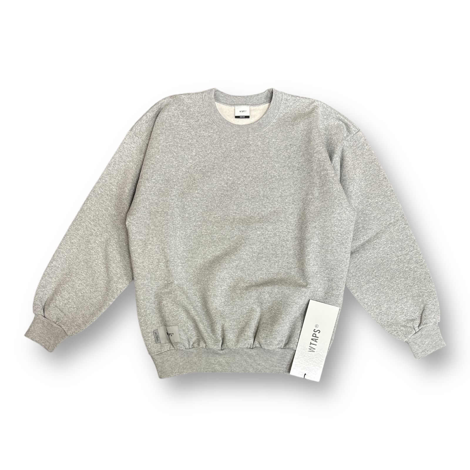 偉大な 【新品】WTAPS FORTLESS/SWEATER/COTTON グレー M LS メンズ