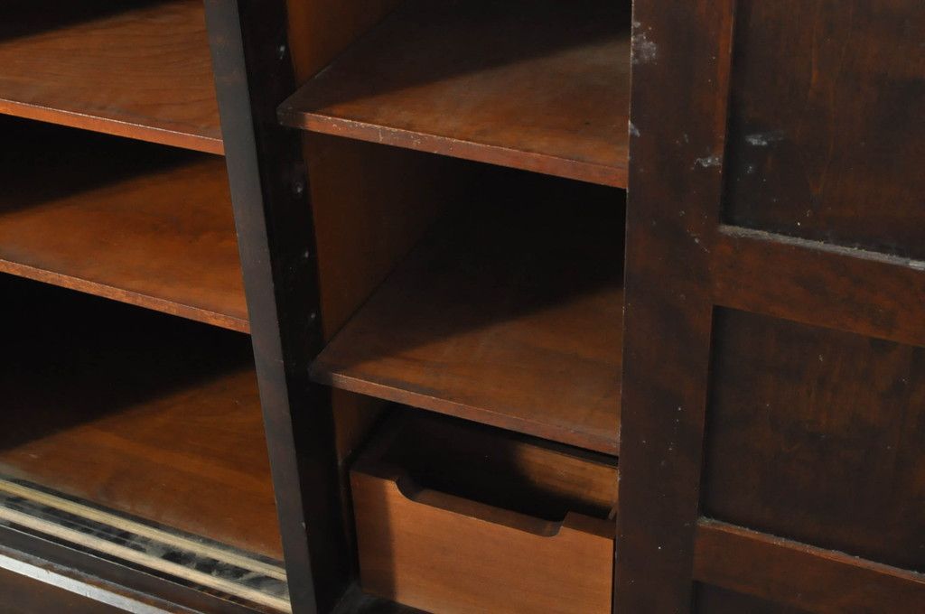 ☆事前問合せ必須☆ 北海道民芸家具 下駄箱 中古 希少 廃盤品 サイド