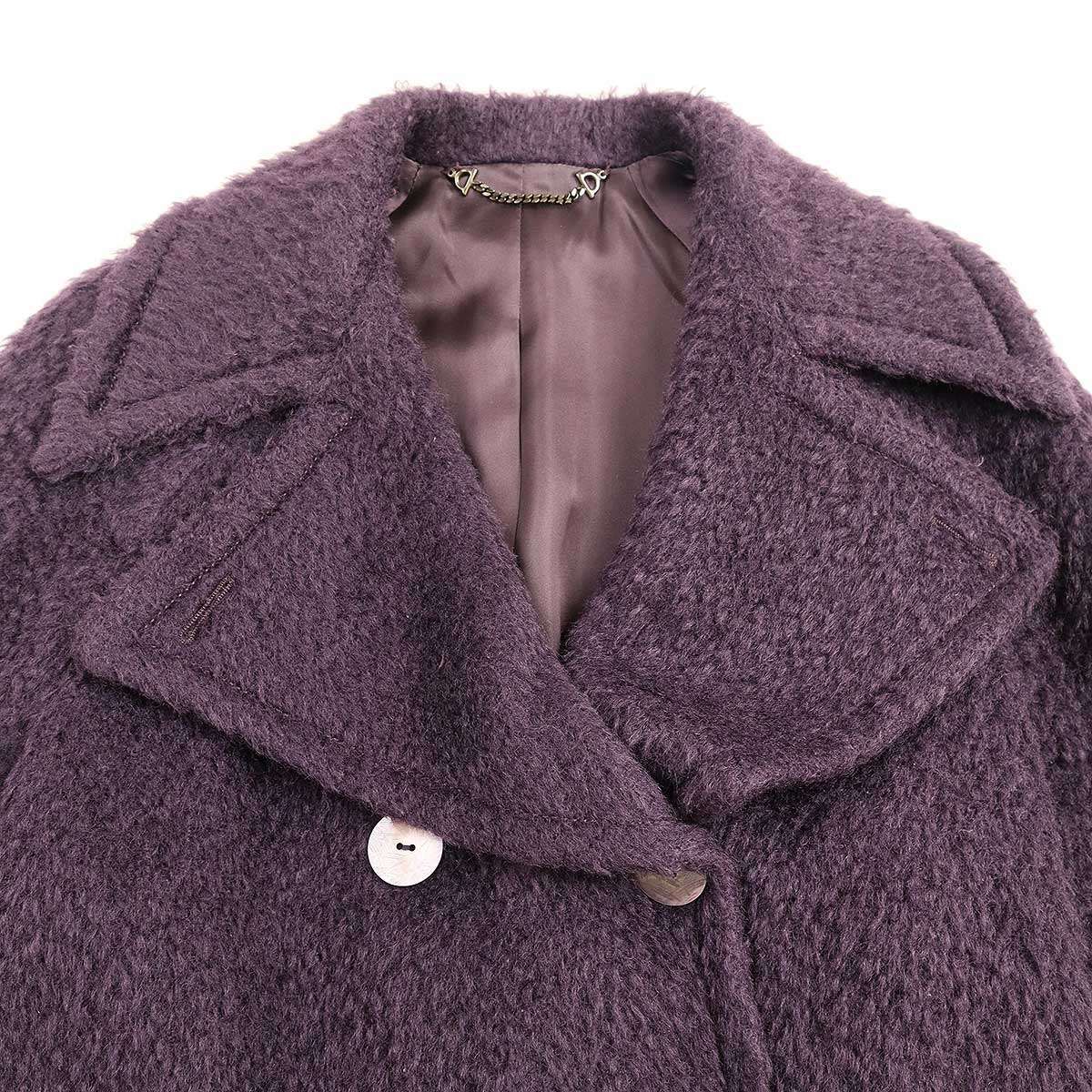 GUCCI グッチ トムフォード期 モヘヤダブルコート パープル 40