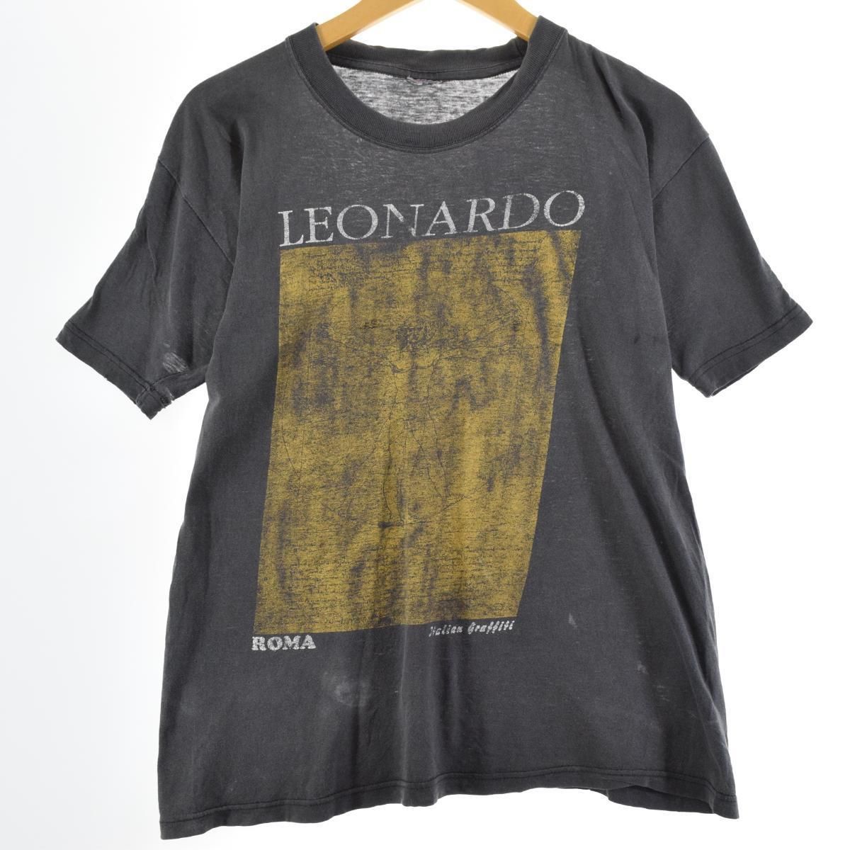 古着 LEONARDO DA VINCI レオナルドダヴィンチ ウィトルウィウス的人体