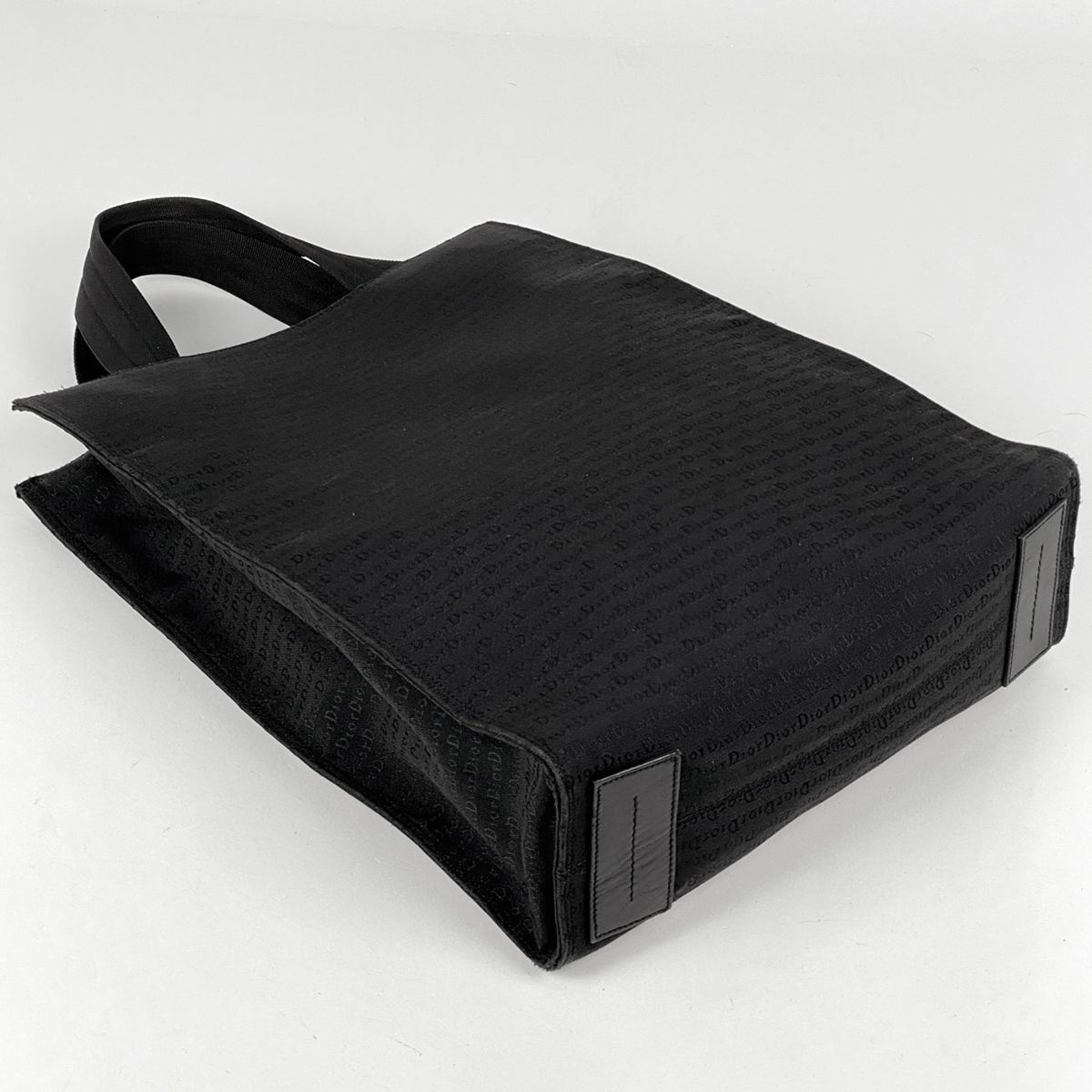 クリスチャンディオール Christian Dior ロゴ トートバッグ 総柄 ハンドバッグ トートバッグ キャンバス ブラック レディース