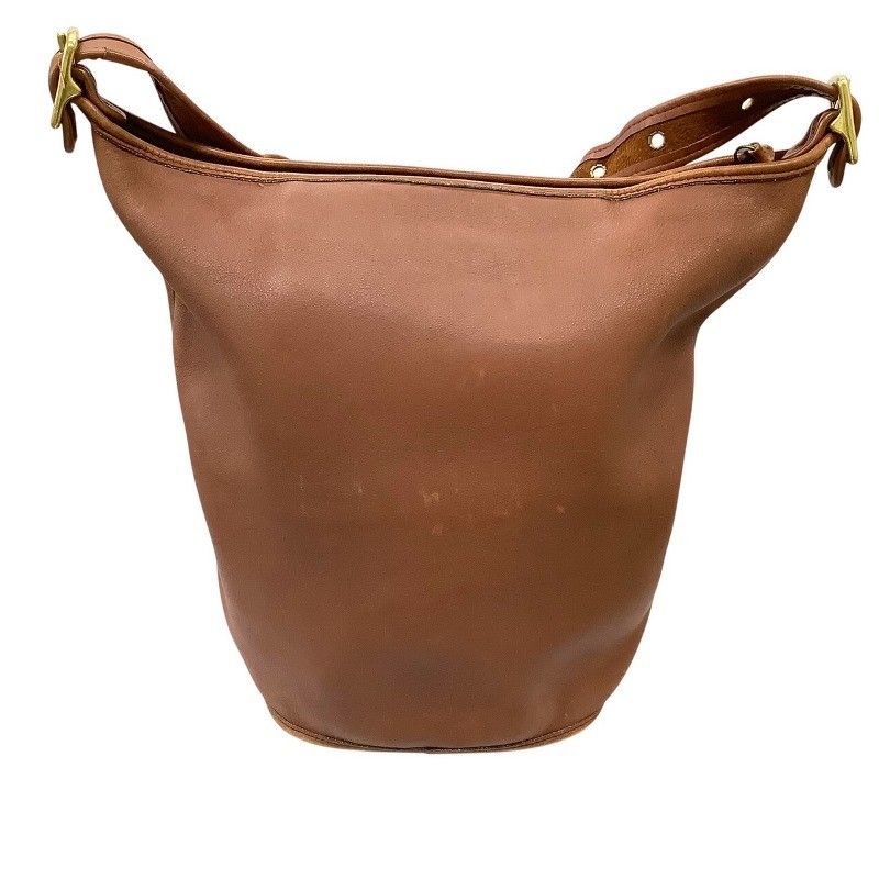 COACH オールドコーチ レザー ショルダーバッグ ブラウン マルチカラー COACH オールドコーチ グ ショルダーバック ブラウン バケツ型
