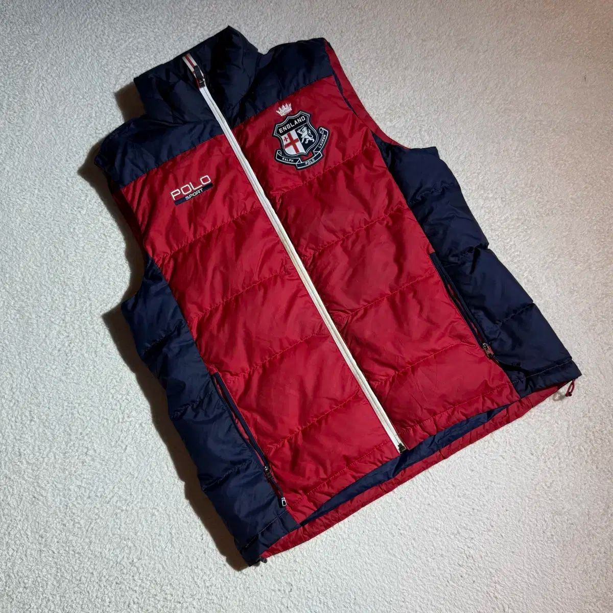 ポロラルフローレン スポーツ イングランド ダウンベスト