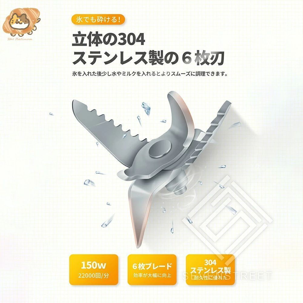 48000RPM 六枚刃