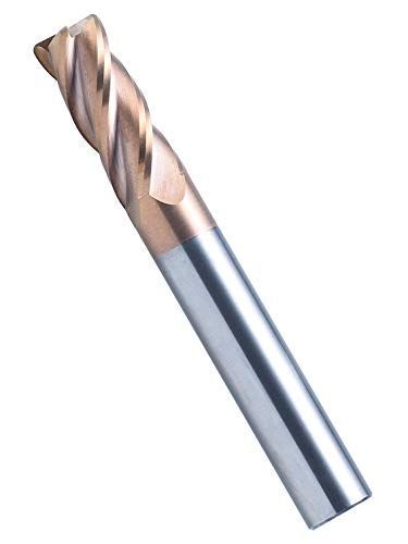 刃径8mm × R1 × 刃長20mm × 全長60mm × 軸径8mm【2034】 トミーグローバル 超硬 ラジアス エンドミル 刃径 8mm CR1 全長 60L 4枚刃 AlTiNコート/ TG2034