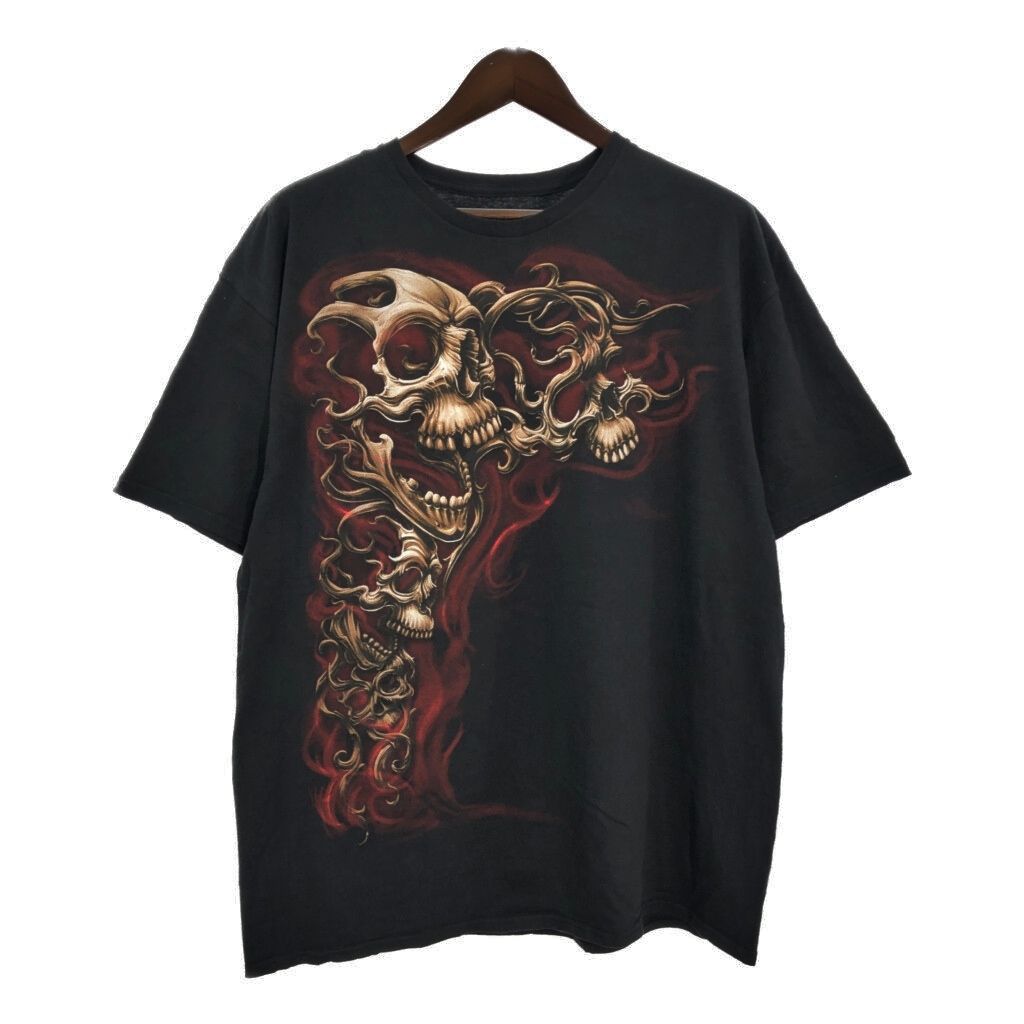 ギャル男 平成 y2k ギャル Tシャツ 骸骨 平本蓮 スカル skull 古着