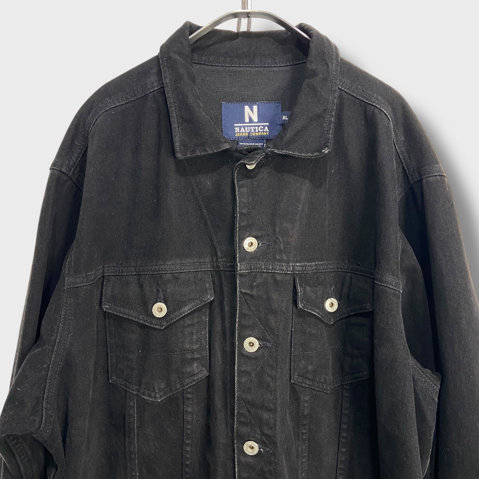 ☆NAUTICA☆ノーティカジーンズ☆ブラックデニムジャケット☆Gジャン 