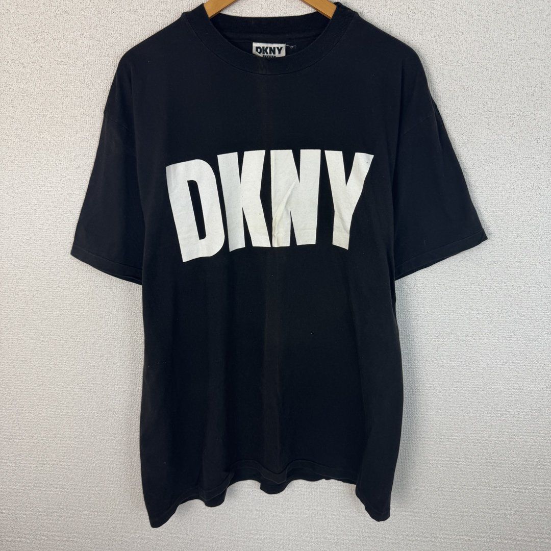 90s USA製 DKNY JEANS 半袖 Tシャツ ピチT タイト Y2K DKNY - USA製 90s vintage DKNY JEANS ピチT チビT XSの通販 by