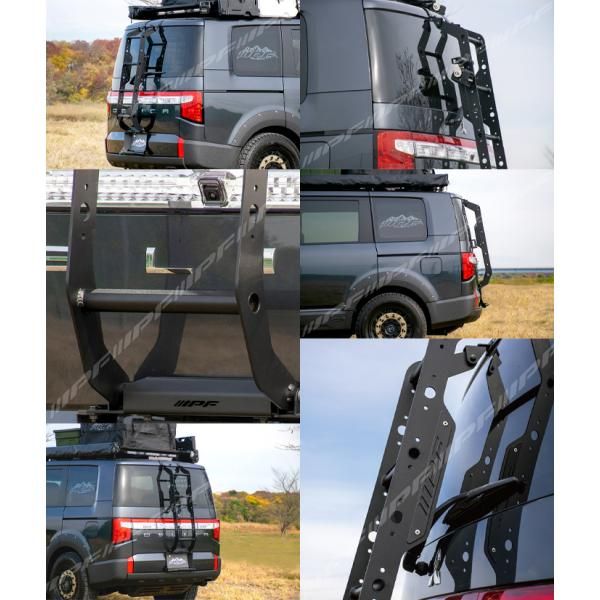 デリカ D 5 CV W系 ミツビシ リアラダー EXL-02 EXP 設計 ラダー本体組立不要 アルミ製 車検対応 IPF E1E1