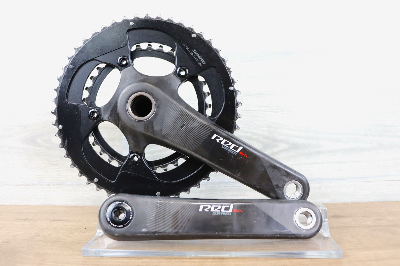 FD5 軽量 SRAM Red etap 22 スラム レッド 172.5mm 50-34T 2×11速 11s 110BCD GXP カーボン  クランクセット cicli17 - メルカリ