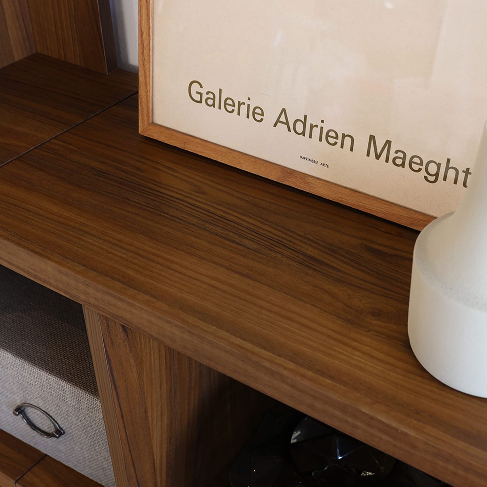 新着商品 シェルフ 並べて拡張できる オープンラック 飾り棚 本棚 棚板厚み3cm 中央の棚は20kgの耐荷重 ダークブラウン 白井産業 幅82.0 高さ76.0 奥行29.1cm SO1-7580DK セルオリア