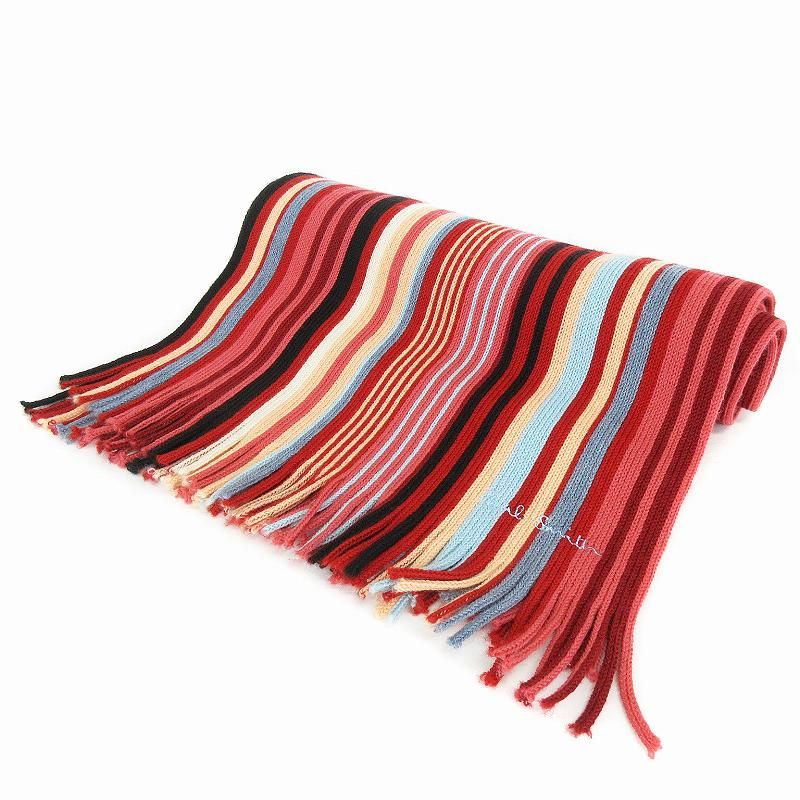 送料無料 ギフト ポールスミス PAUL SMITH 美品 マフラー ストール フリンジ 小物