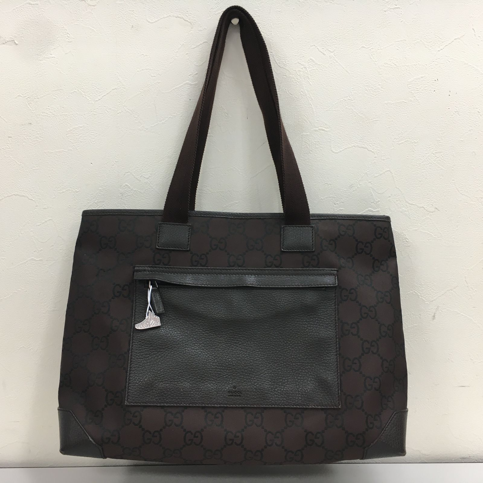GUCCI グッチ トートバッグ GG柄 鑑定書付 中古 【三沢店