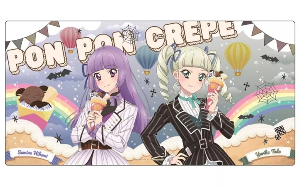 中古】デスクマット 氷上スミレ＆藤堂ユリカ 描き下ろしデスクマット