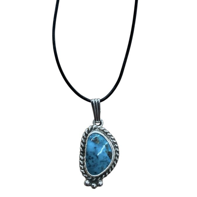 超希少!ナバホVTGカクタスターコイズシルバーペンダントRRL1940’s 超希少!ナバホVTGカクタスターコイズシルバーペンダントRRL1940's