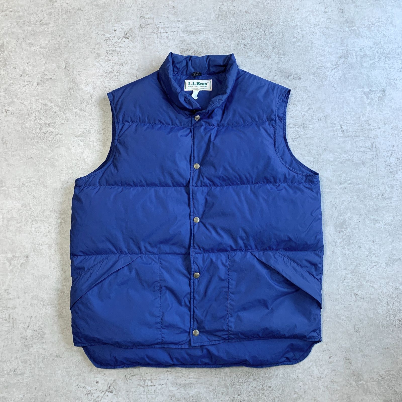 80s USA製 L.L.Bean Goose Down Vest【navy】 エルエルビーン グース 