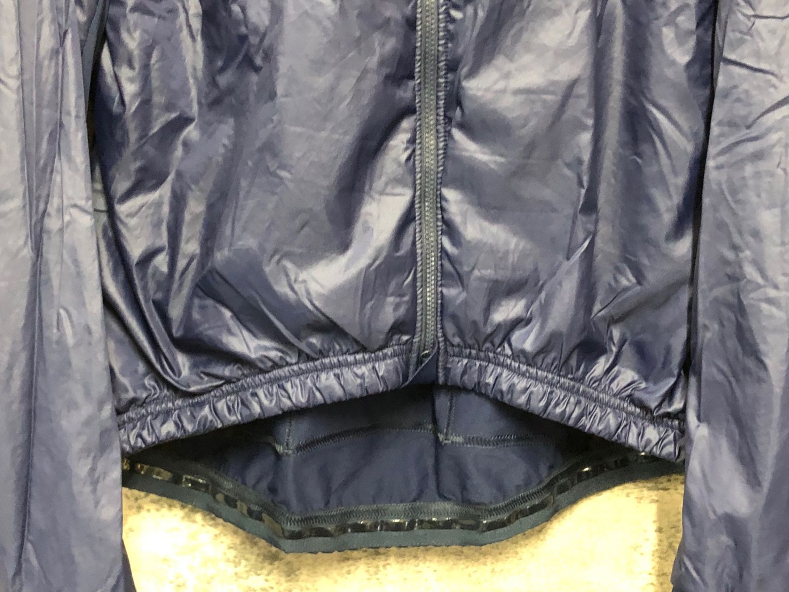 JD944 ラパッション laPASSIONE 長袖 サイクルダウンジャケット L ブルーパープル 裏起毛 ダウン