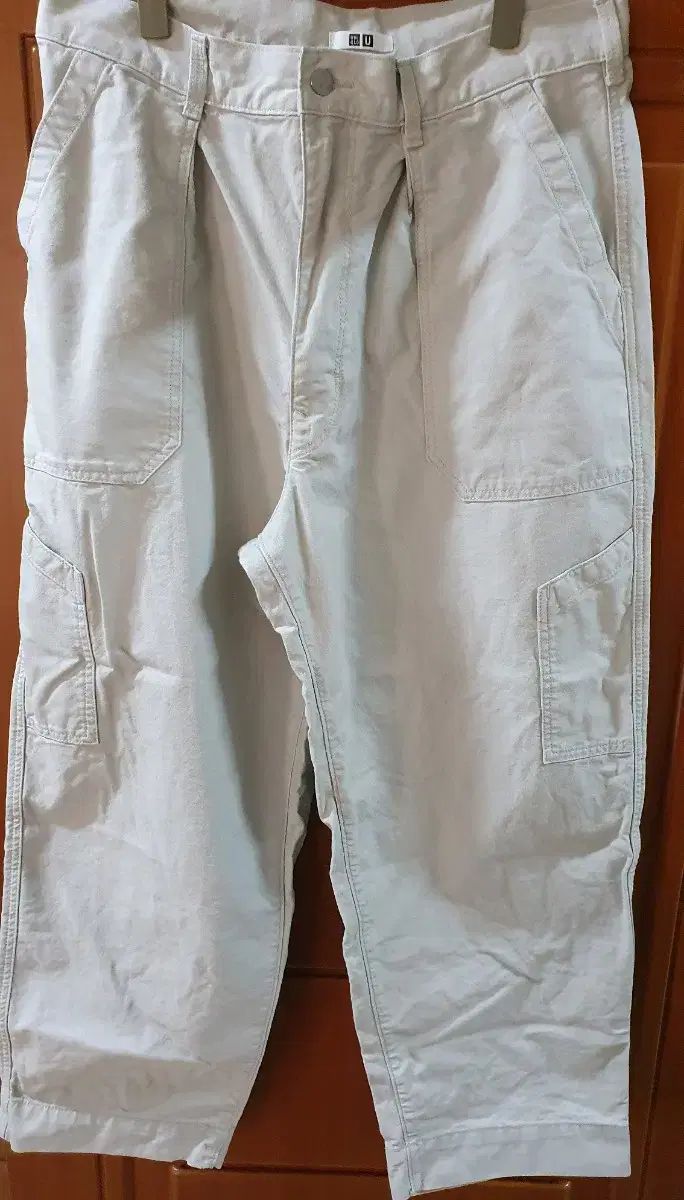 UNIQLO(ユニクロ) U ワイドフィット ベイカーパンツ ナチュラル 88