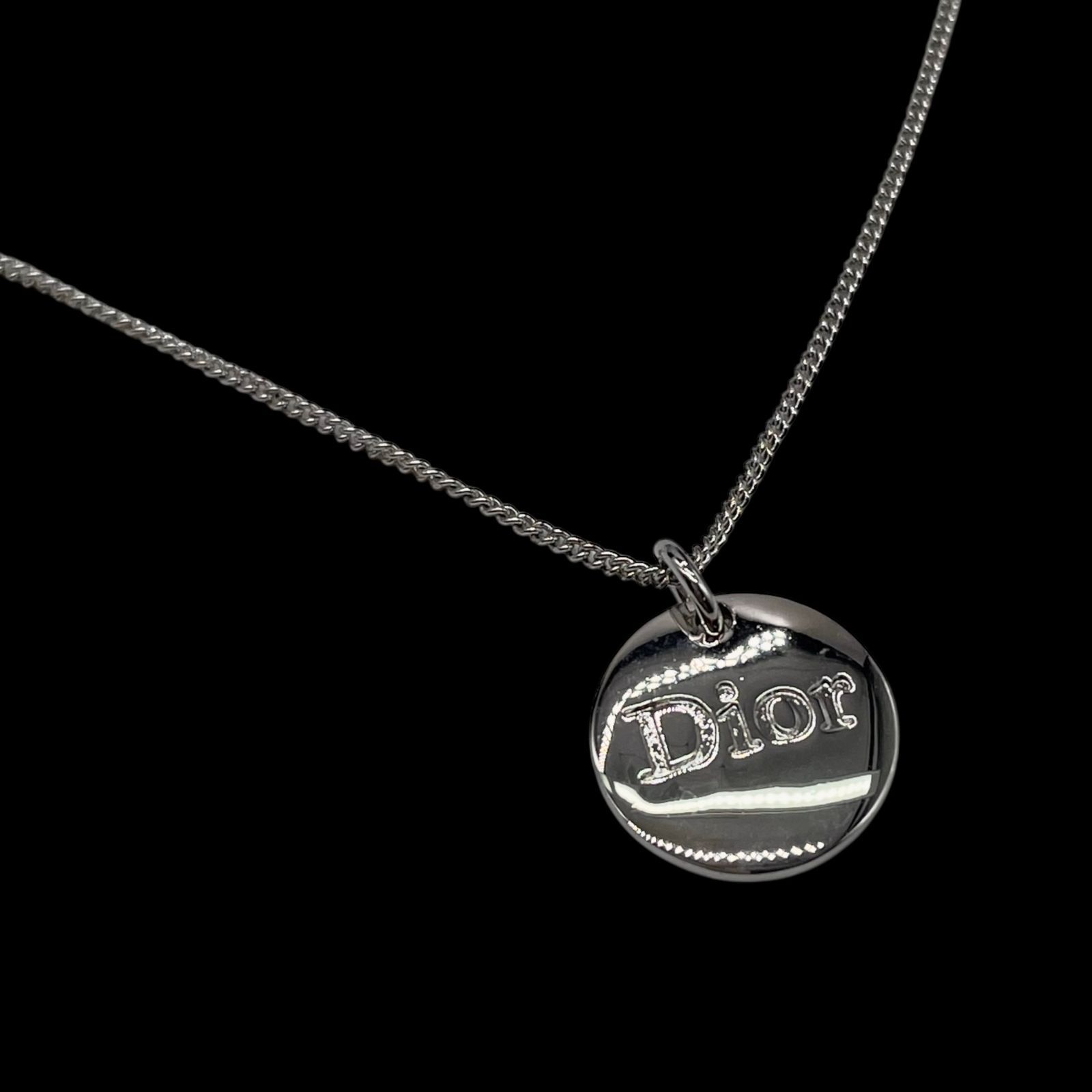 美品 Christian Dior クリスチャン ディオール CD ロゴプレート 