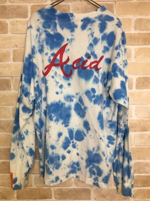 【中古】23SS 日本製 BLACK WEIRDOS ﾌﾞﾗｯｸ ｳｨﾄﾞｰ Tｼｬﾂ 長袖 ﾛﾝｸﾞ ﾀｲﾀﾞｲ TieDye L/S Tee ｸﾞﾗﾌｨｯｸ ﾌﾞﾙｰ系 M 33839660