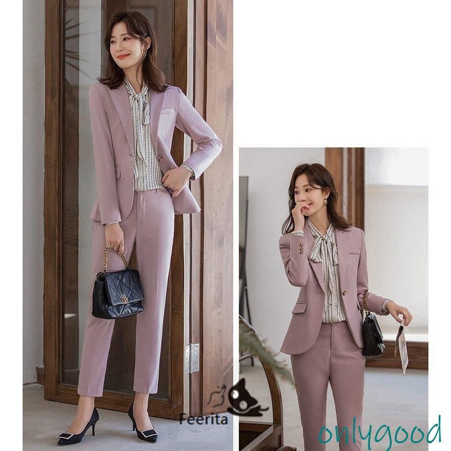 母 パンツスーツ