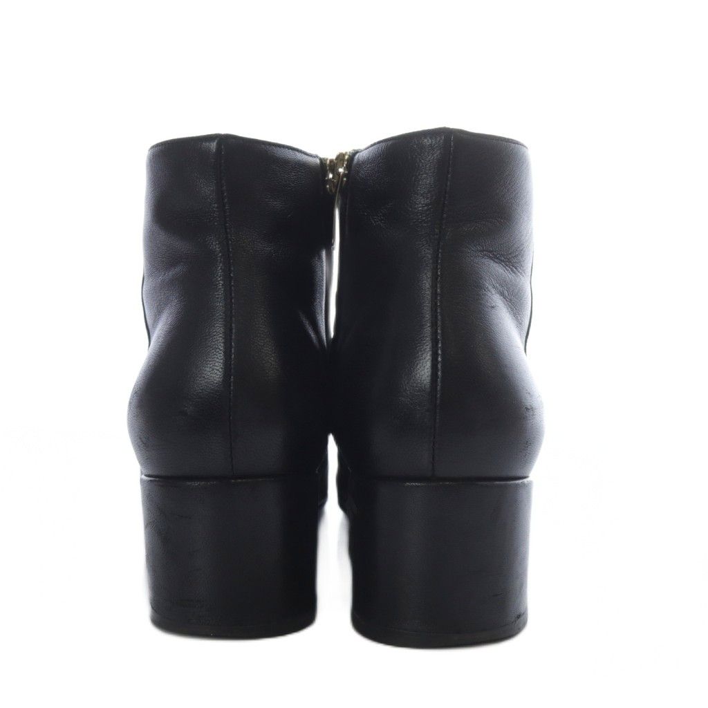 サイズ36【極美品】【定番商品】Sergio rossiブーツ/黒ブーツ/定番 BIKER PRINCE】サイドジップバイカーブーツ（シューズ）｜Sergio