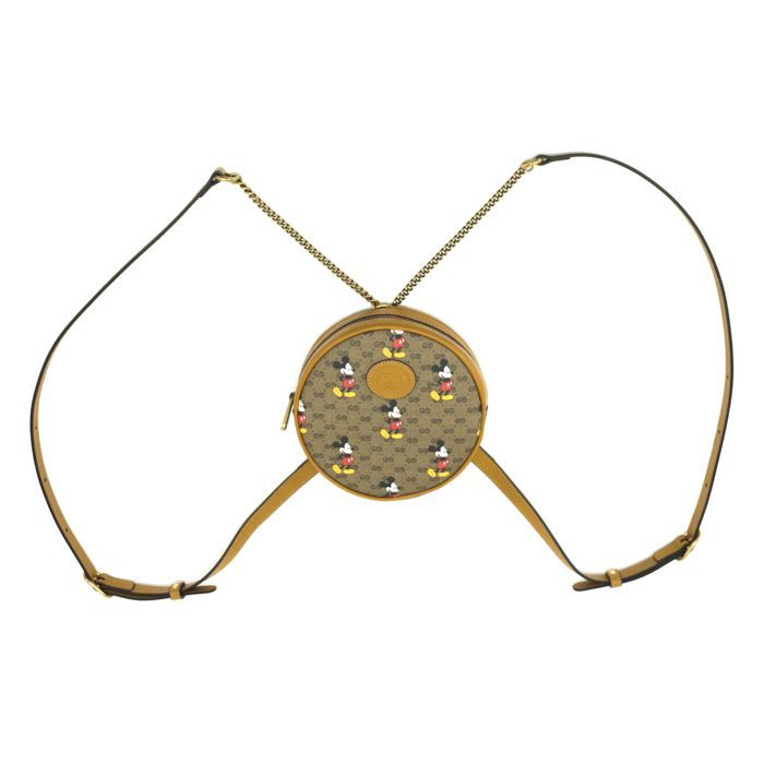 グッチ GUCCI エボニー ミニ GGスプリーム (PVC / レザー) ディズニー